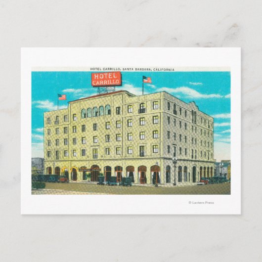 Buiten Uitzicht van het hotel Carrillo Briefkaart (Voorkant)