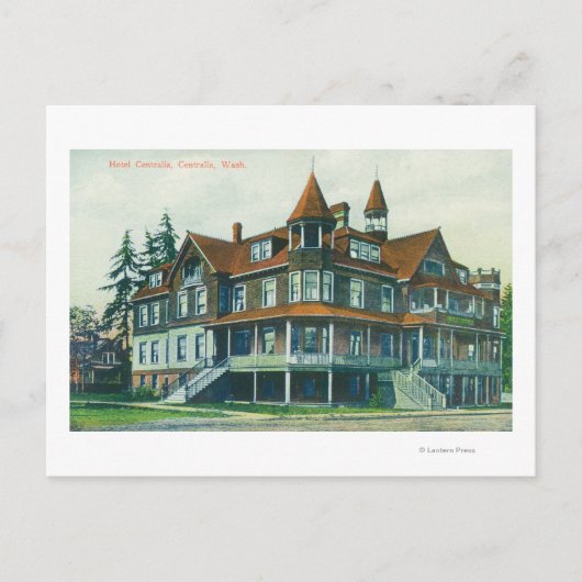 Buiten Uitzicht van het Hotel Centralia Briefkaart (Voorkant)