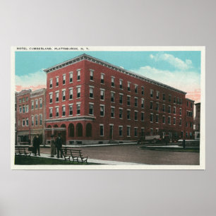Buiten Uitzicht van het Hotel Cumberland Poster