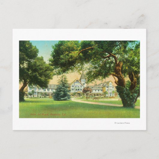 Buiten Uitzicht van het Hotel del Monte Briefkaart (Voorkant)