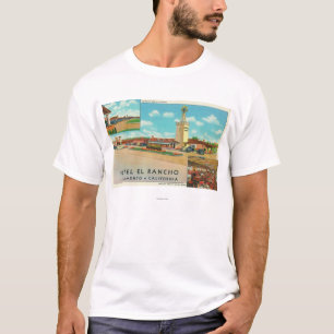 Buiten Uitzicht van het Hotel el Rancho T-shirt