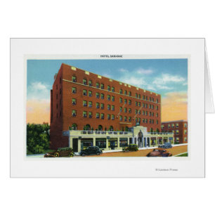 Buiten Uitzicht van het Hotel Saranac