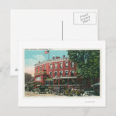 Buiten Uitzicht van het Hotel Witherill Briefkaart (Voorkant / Achterkant)