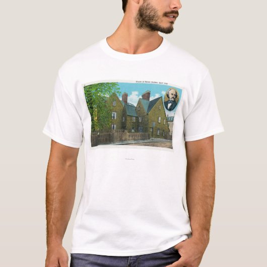 Buiten Uitzicht van het Huis van Zeven Kabels # 2 T-shirt (Voorkant)