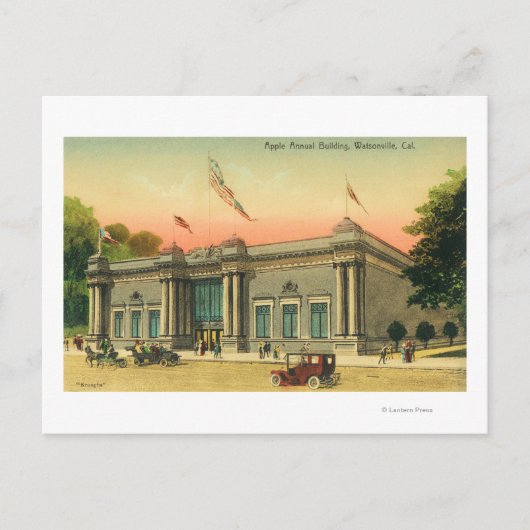 Buiten Uitzicht van het jaargebouw van Apple Briefkaart (Voorkant)