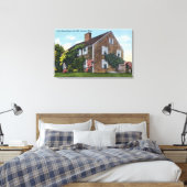 Buiten Uitzicht van het John Alden House Canvas Afdruk (Insitu (Slaapkamer))