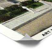 Buiten Uitzicht van het Kunstmuseum # 2 Poster (Hoek)