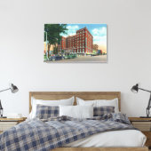 Buiten Uitzicht van het Mark Twain Hotel Canvas Afdruk (Insitu (Slaapkamer))