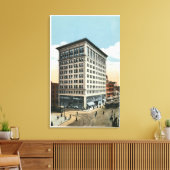 Buiten Uitzicht van het New Park Building Canvas Afdruk (Insitu (Woonkamer))