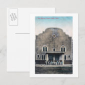 Buiten Uitzicht van het New Ridgeway Theater Briefkaart (Voorkant / Achterkant)