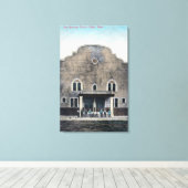 Buiten Uitzicht van het New Ridgeway Theater Canvas Afdruk (Insitu (Houten vloer))