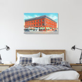 Buiten Uitzicht van het New Rogerson Hotel Canvas Afdruk (Insitu (Slaapkamer))
