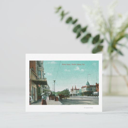 Buiten Uitzicht van het oude aangepaste huis Briefkaart (Staand voorkant)