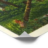 Buiten Uitzicht van het oude Harlow House # 2 Poster (Hoek)