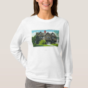 Buiten Uitzicht van het oude hekhuis T-shirt