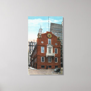 Buiten Uitzicht van het Oude Staatshuis # 2 Canvas Afdruk