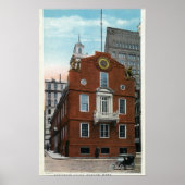 Buiten Uitzicht van het Oude Staatshuis # 2 Poster (Voorkant)