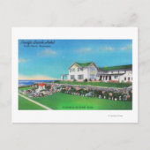 Buiten Uitzicht van het Pacific Beach Hotel Briefkaart (Voorkant)