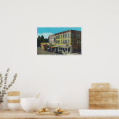 Buiten Uitzicht van het Palace HotelUkiah, CA Poster (Keuken)