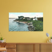 Buiten Uitzicht van het parelhuis Canvas Afdruk (Insitu (Woonkamer))