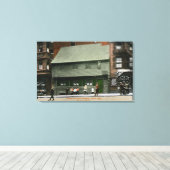 Buiten Uitzicht van het Paul Revere House # 4 Canvas Afdruk (Insitu (Houten vloer))