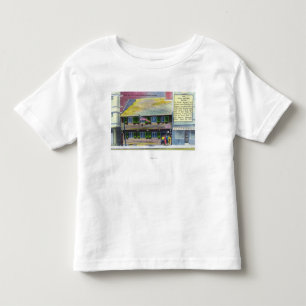 Buiten Uitzicht van het Paul Revere House Kinder Shirts