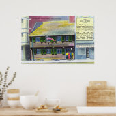 Buiten Uitzicht van het Paul Revere House Poster (Keuken)