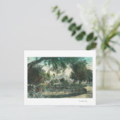 Buiten Uitzicht van het Peninsula Hotel Briefkaart (Staand voorkant)