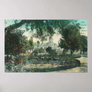 Buiten Uitzicht van het Peninsula Hotel Poster