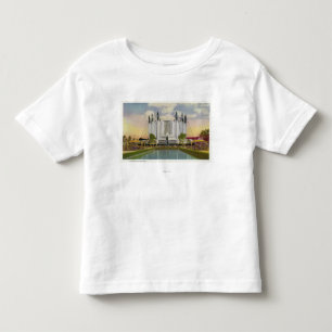 Buiten Uitzicht van het reisgebouw Kinder Shirts