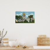 Buiten Uitzicht van het Staatsgebouw nr. 2 Poster (Keuken)