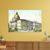 Buiten Uitzicht van het Staatshuis # 2 Canvas Afdruk (Insitu (Woonkamer))