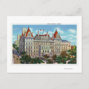 Buiten Uitzicht van het staatskapitaal Briefkaart