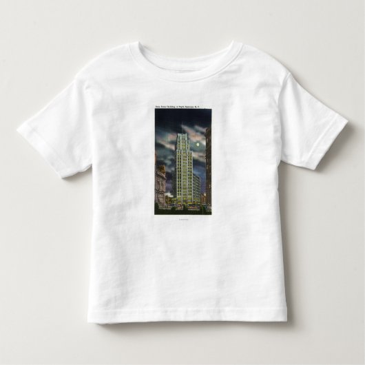 Buiten Uitzicht van het staatstowergebouw bij nach Kinder Shirts (Voorkant)