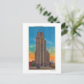 Buiten Uitzicht van het staatstowergebouw Briefkaart (Staand voorkant)