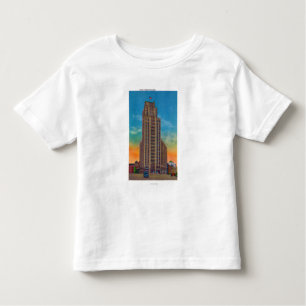 Buiten Uitzicht van het staatstowergebouw Kinder Shirts