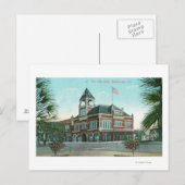 Buiten Uitzicht van het stadhuis Healdsburg, CA Briefkaart (Voorkant / Achterkant)