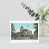 Buiten Uitzicht van het stadhuis Healdsburg, CA Briefkaart (Staand voorkant)