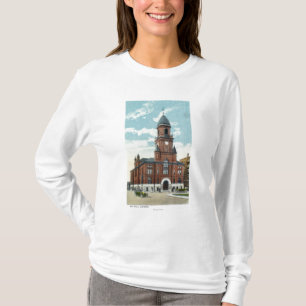 Buiten Uitzicht van het stadhuis T-shirt