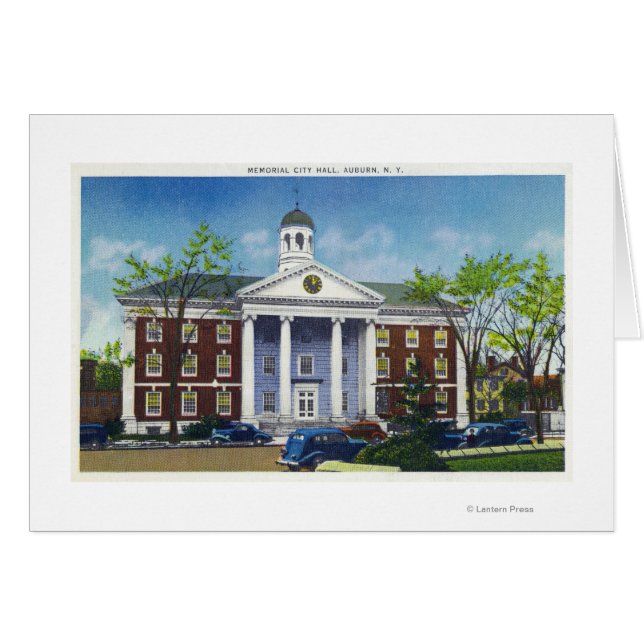 Buiten Uitzicht van het stadhuis van Memorial (Voorkant Horizontaal)