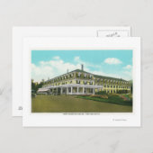 Buiten Uitzicht van het Twin Mt House Briefkaart (Voorkant / Achterkant)