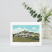 Buiten Uitzicht van het Twin Mt House Briefkaart (Staand voorkant)