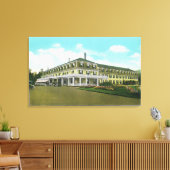 Buiten Uitzicht van het Twin Mt House Canvas Afdruk (Insitu (Woonkamer))