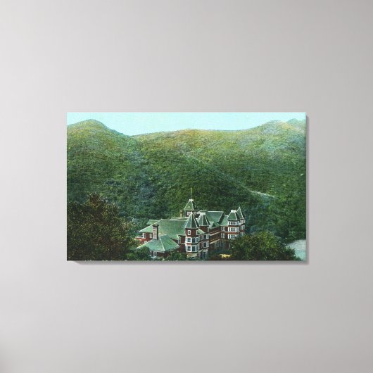 Buiten Uitzicht van het Witter Springs Hotel Canvas Afdruk (Voorkant)