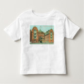 Buiten Uitzicht van het ziekenhuis Hahnemann Kinder Shirts (Voorkant)