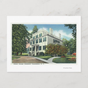 Buiten Uitzicht van Historic Granger Homestead Briefkaart