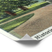 Buiten Uitzicht van Historic Granger Homestead Poster (Hoek)