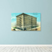 Buiten Uitzicht van Hotel Clark Canvas Afdruk (Insitu (Houten vloer))