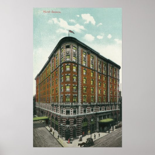 Buiten Uitzicht van Hotel Seneca Poster (Voorkant)