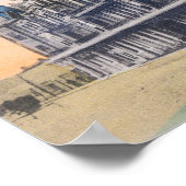 Buiten Uitzicht van Hughes HotelFresno, CA Poster (Hoek)